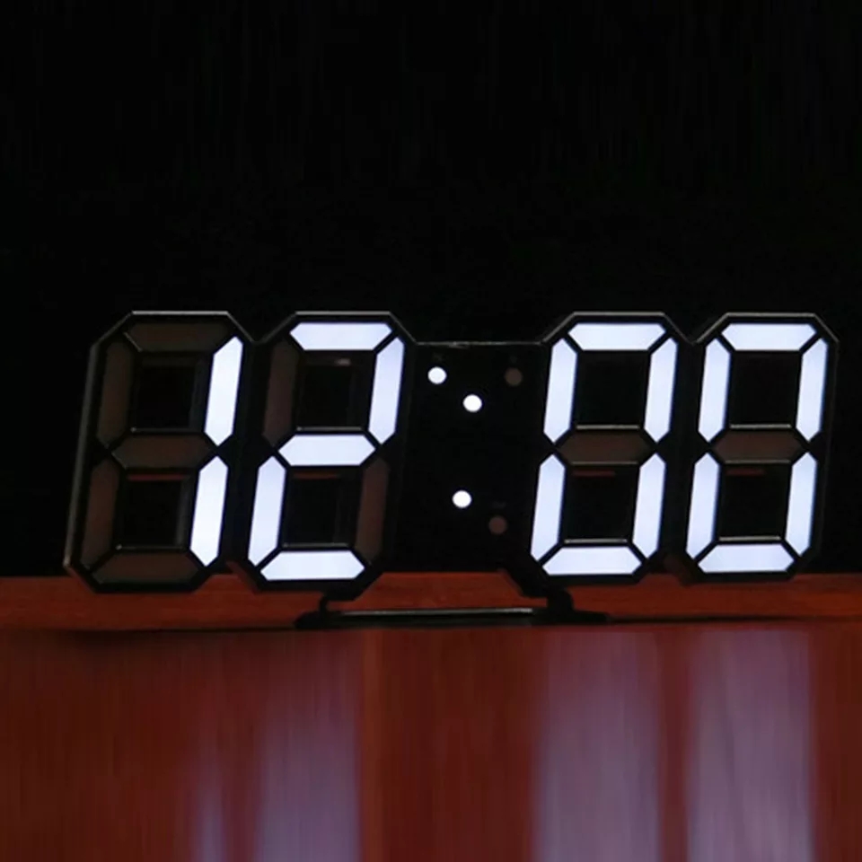 3D Digital Wall Clock LED Table Clock