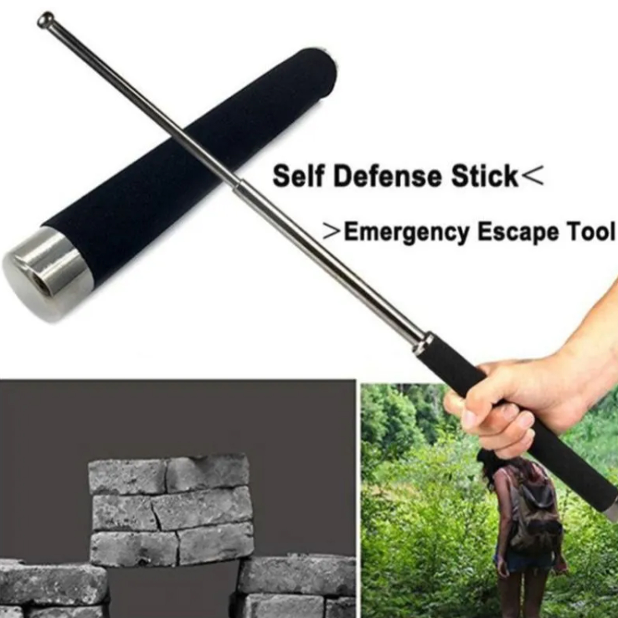 Self Defense Extendable Stick (26 Inchi)