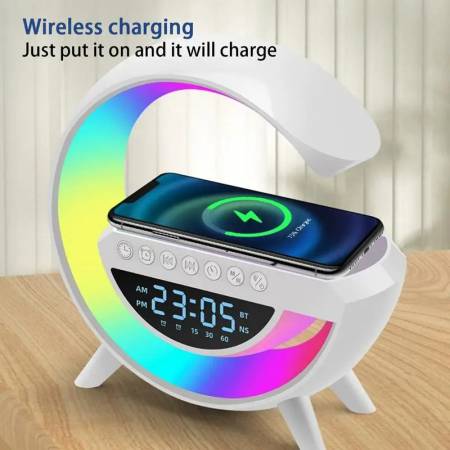 Multifunctional Wireless Charger Clock Speaker