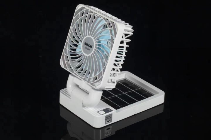 Rechargeable Solar Powered Fan