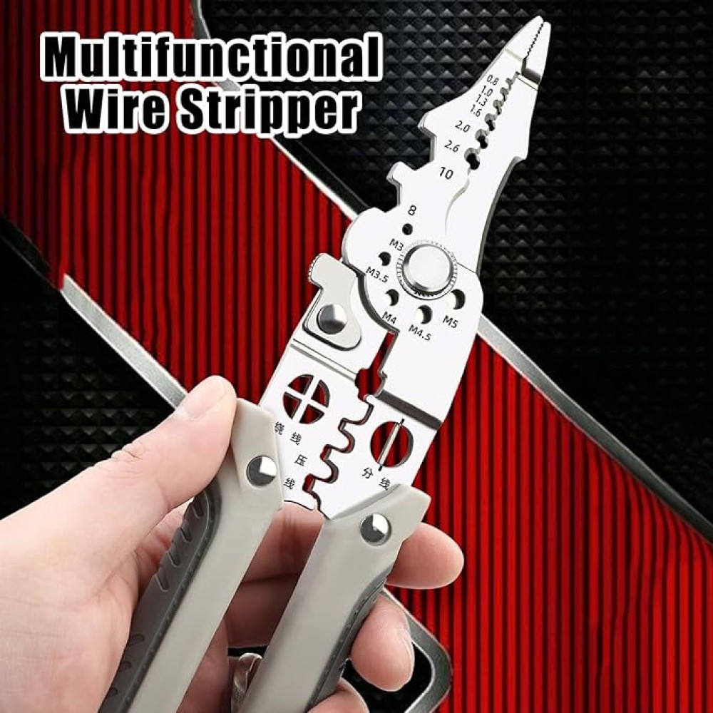 Multifunctional Wire Stripper Cable Cutter Pliers
