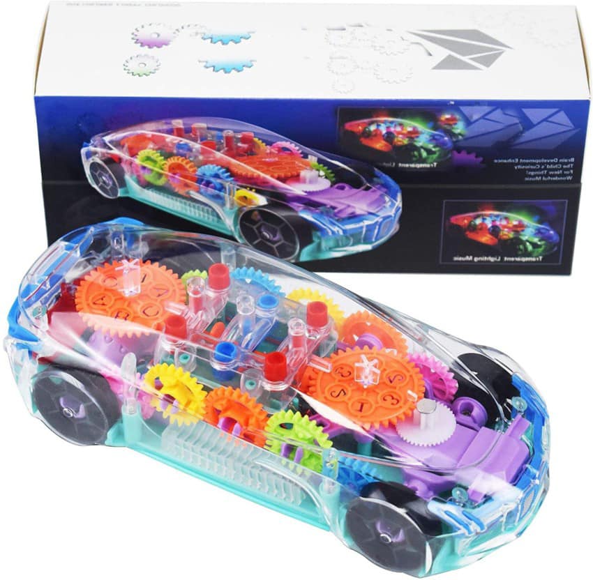 Concept Racing Car Toy,3D Car Toy for Kids with 360 Degree Rotation