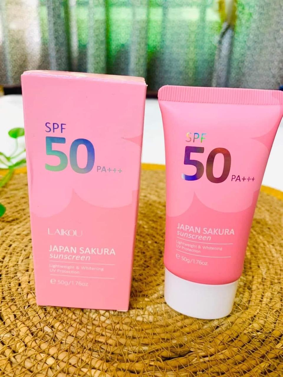 Laikou Japan Sakura Sunscreen SPF50 PA+++