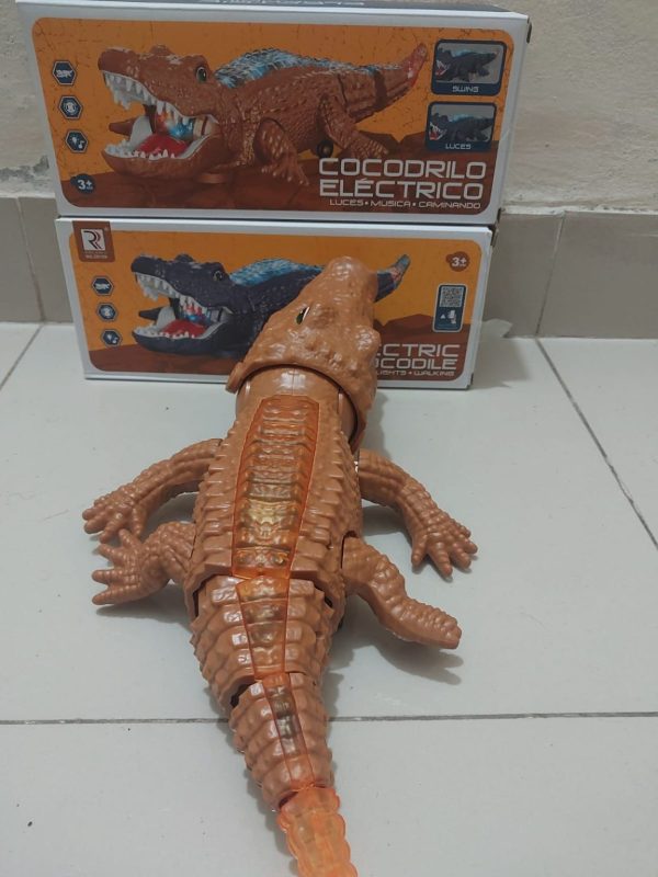Crocodile Toy with LED Light Up for Kids and Toddlers 3 to 12 Years Old Boys and Girls Alligator Toys - Image 2