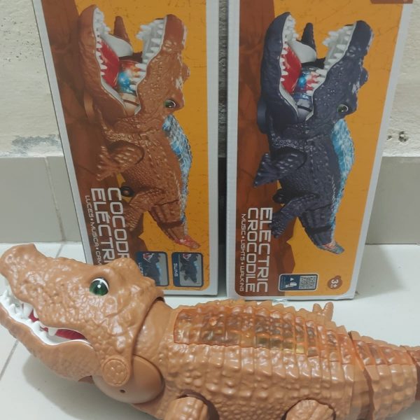 Crocodile Toy with LED Light Up for Kids and Toddlers 3 to 12 Years Old Boys and Girls Alligator Toys