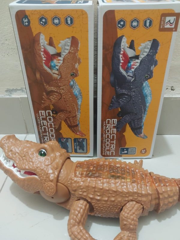 Crocodile Toy with LED Light Up for Kids and Toddlers 3 to 12 Years Old Boys and Girls Alligator Toys