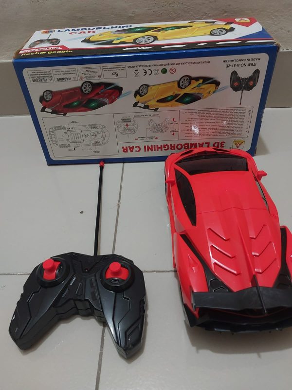 New 3D Lamborghini Car Rechargeable Remote Control Toy Car for kids - Image 3