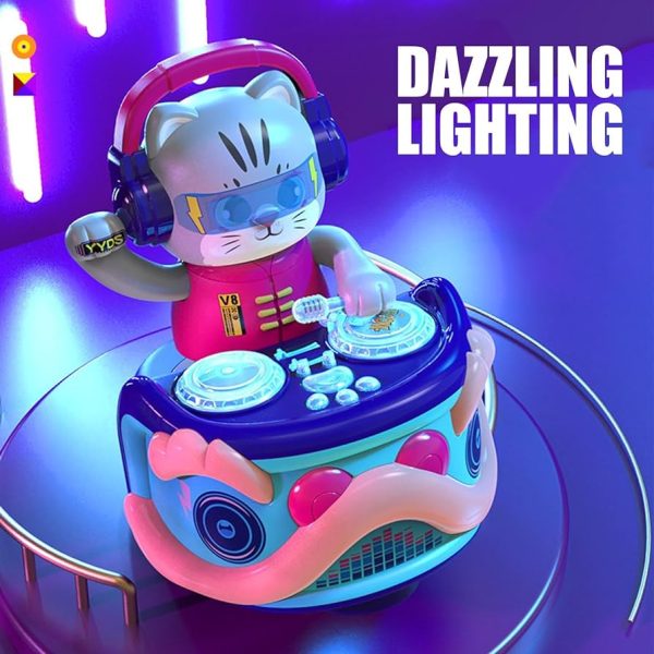 DJ Bouncing Beat Toy Rock Boy Dancing Toy With Interactive LED And Music Automatic Movement - Image 2