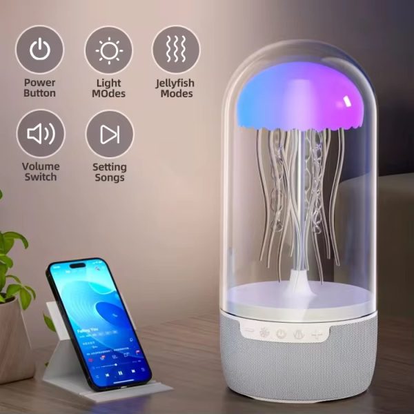 Jellyfish lamp with speaker - Image 3