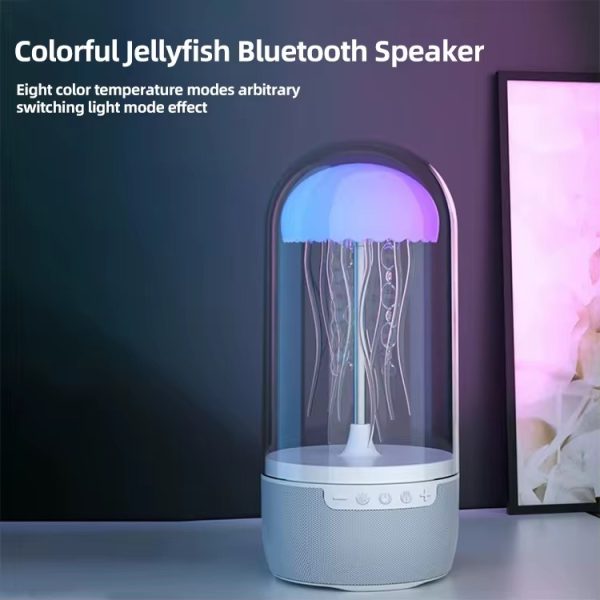 Jellyfish lamp with speaker