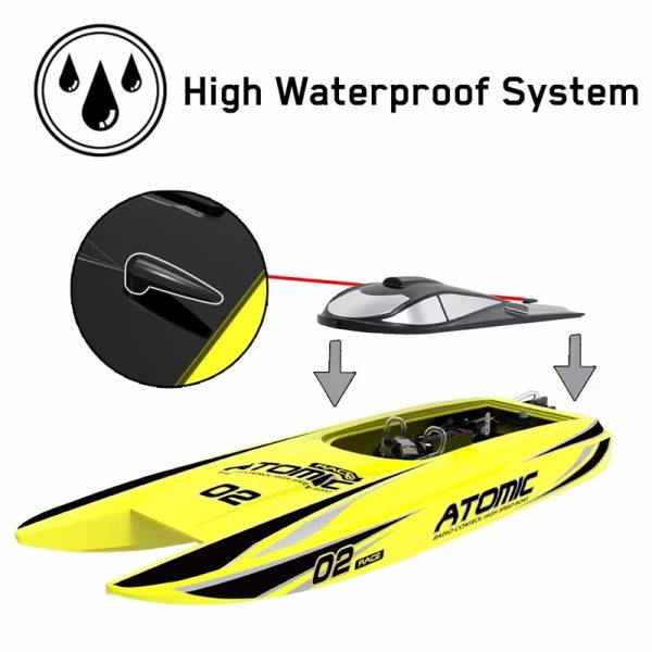High Speed Electric Racing Remote Control RC Boat Toys - Image 2