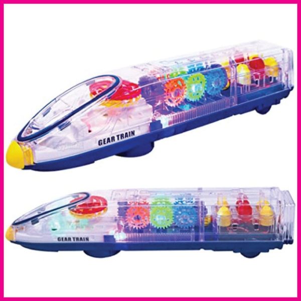 Transparent Gear Light Train