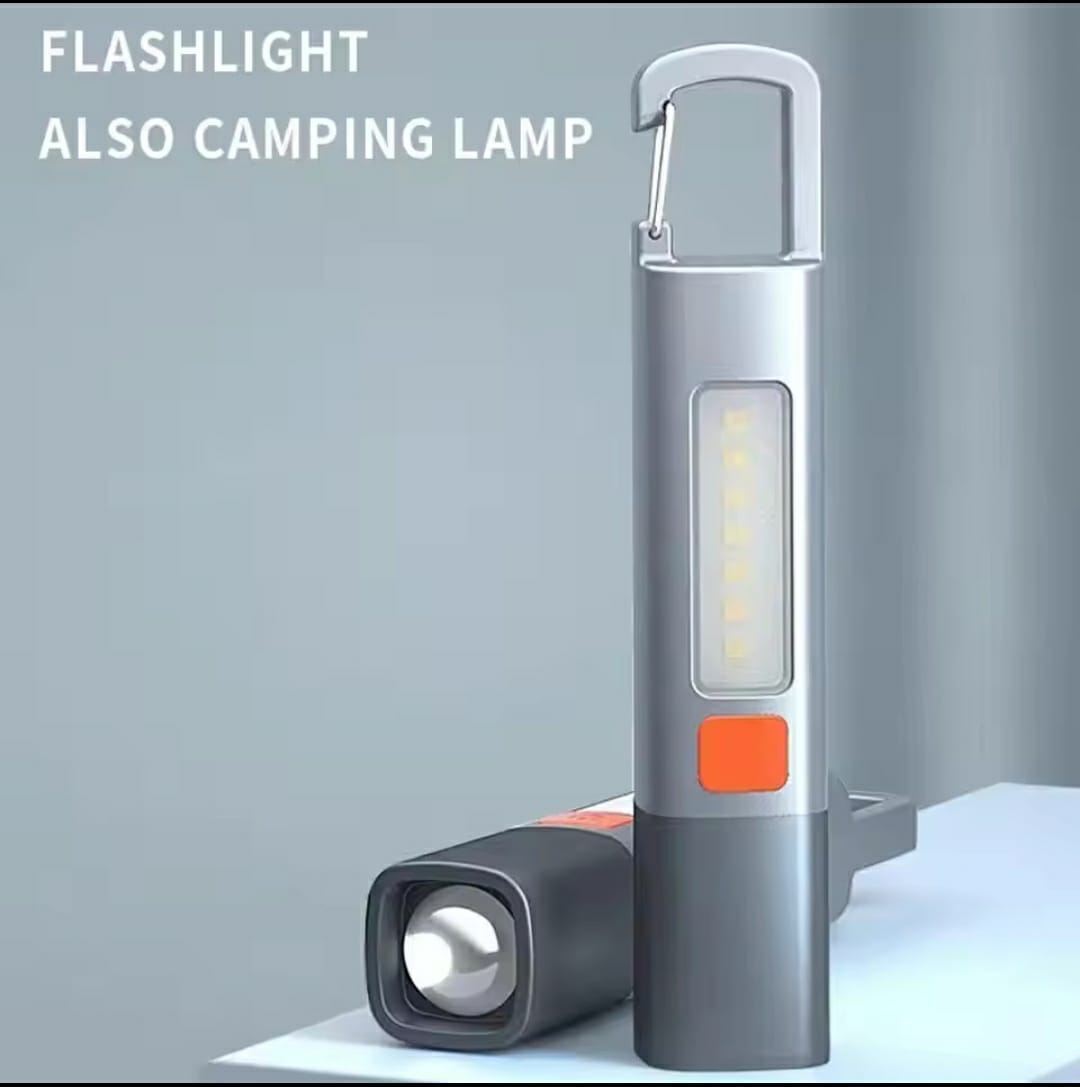 Super Bright LED Hook Design Camping Torch light USB