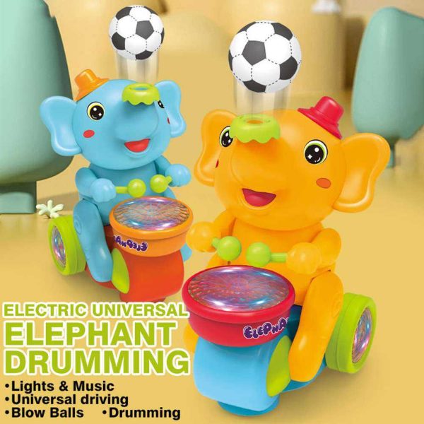 Elephant Musician with  Lightning Toy - Image 3