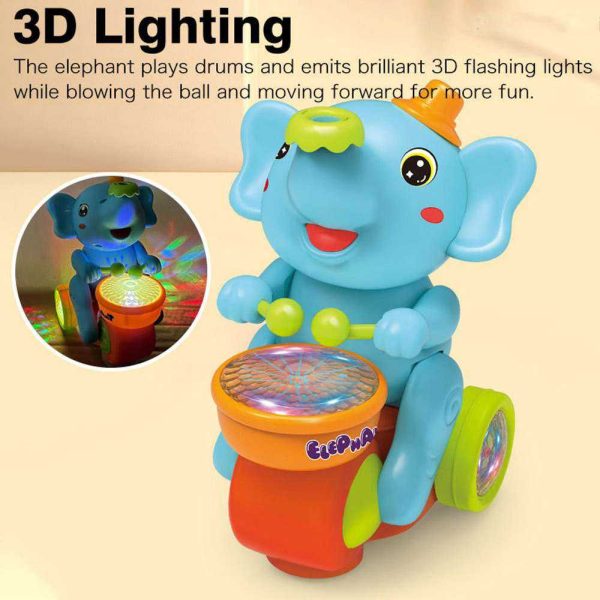 Elephant Musician with  Lightning Toy - Image 5
