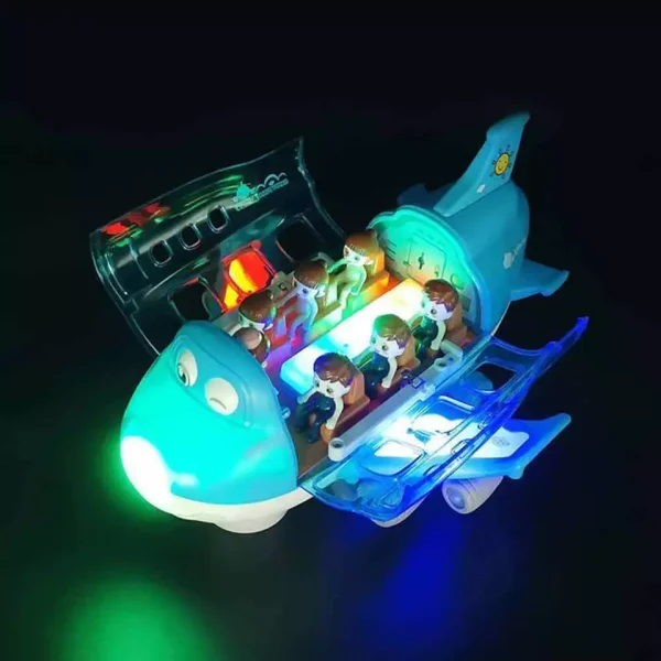 360° Rotating Electric Toy Plane Airplane Toys Music Light - Image 4