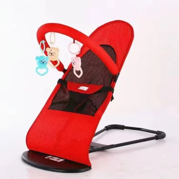 Adjustable Baby Bouncer Chair with toy - Image 2
