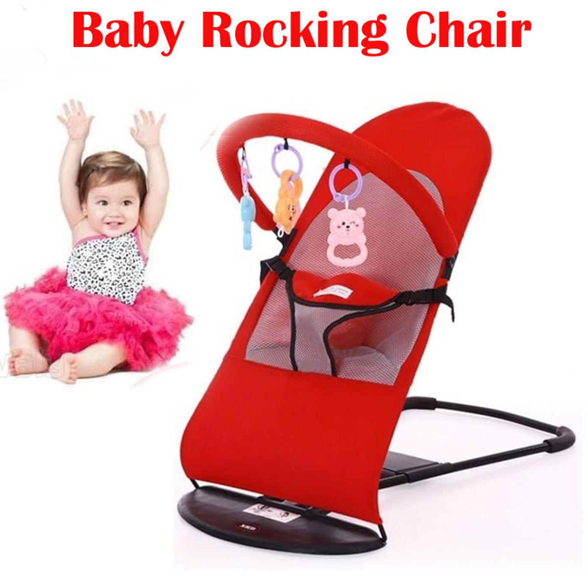 Adjustable Baby Bouncer Chair with toy