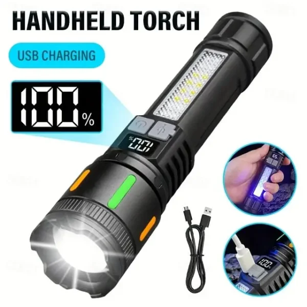 SUPER POWER LED LIGHT WITH POWER BANK - Image 2