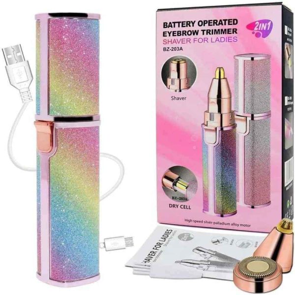 Blawless Battery Operated Eyebrow Trimmer Shaver for Ladies 2 in 1
