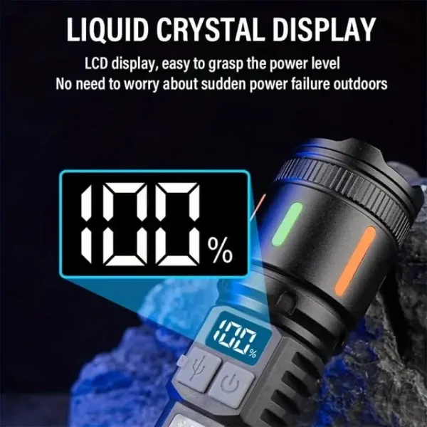 SUPER POWER LED LIGHT WITH POWER BANK - Image 3