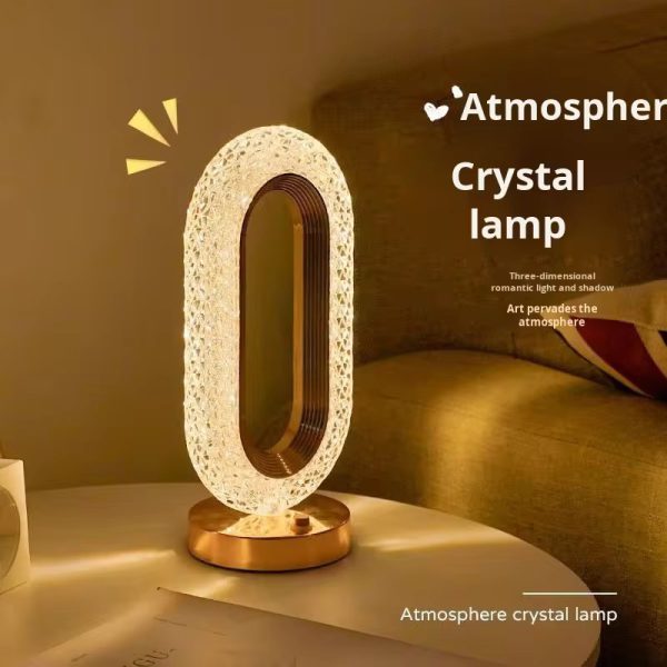 Rechargeable Creatice Crystal Table Lamp