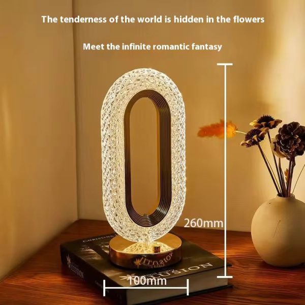Rechargeable Creatice Crystal Table Lamp - Image 2