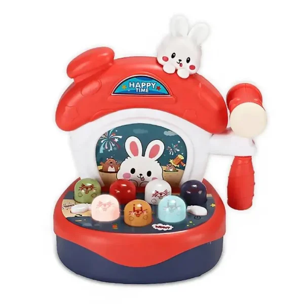 Kids Mini Whack A Mole Machine Happy Hammer - Image 2