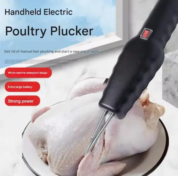 Portable Waterproof Feather Plucker for Chicken Duck Goose Bird