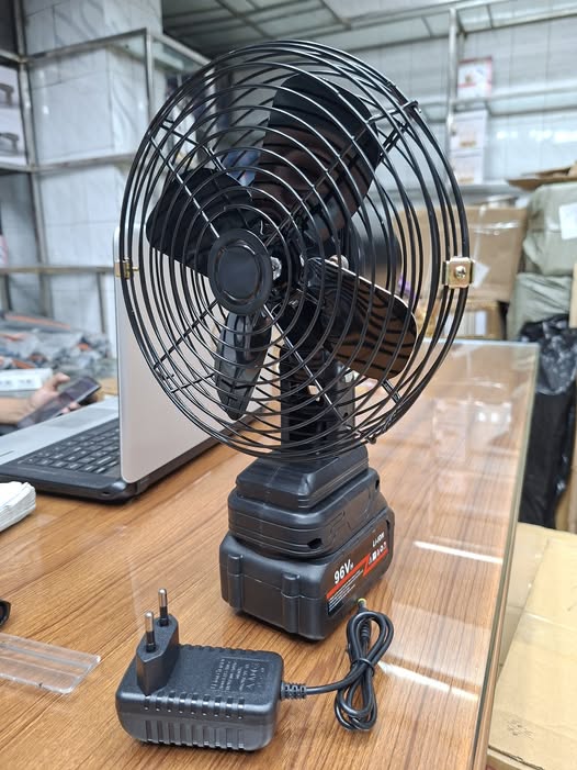 LITHIUM ELECTRIC 21V Charger Rechargeable Table Fan