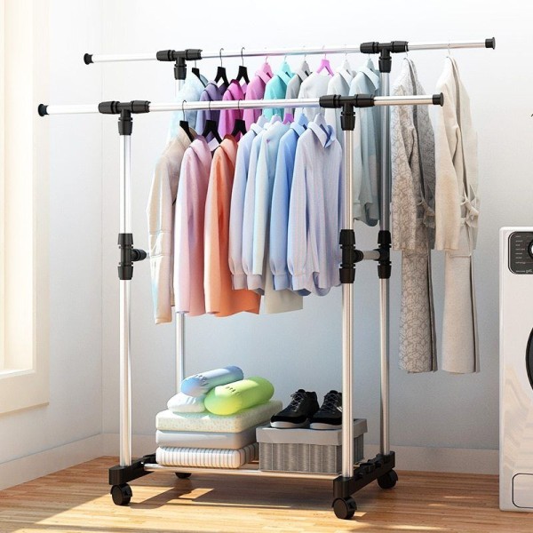 Double pole Stillness Still cloth Rack