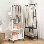 Stainless Steel Triangular Clothing Rack - Image 2