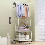 Stainless Steel Triangular Clothing Rack - Image 3