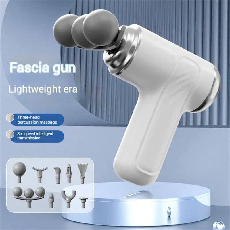 Fascia Gun Light Age 3-Head Deep Tissue Massage Gun