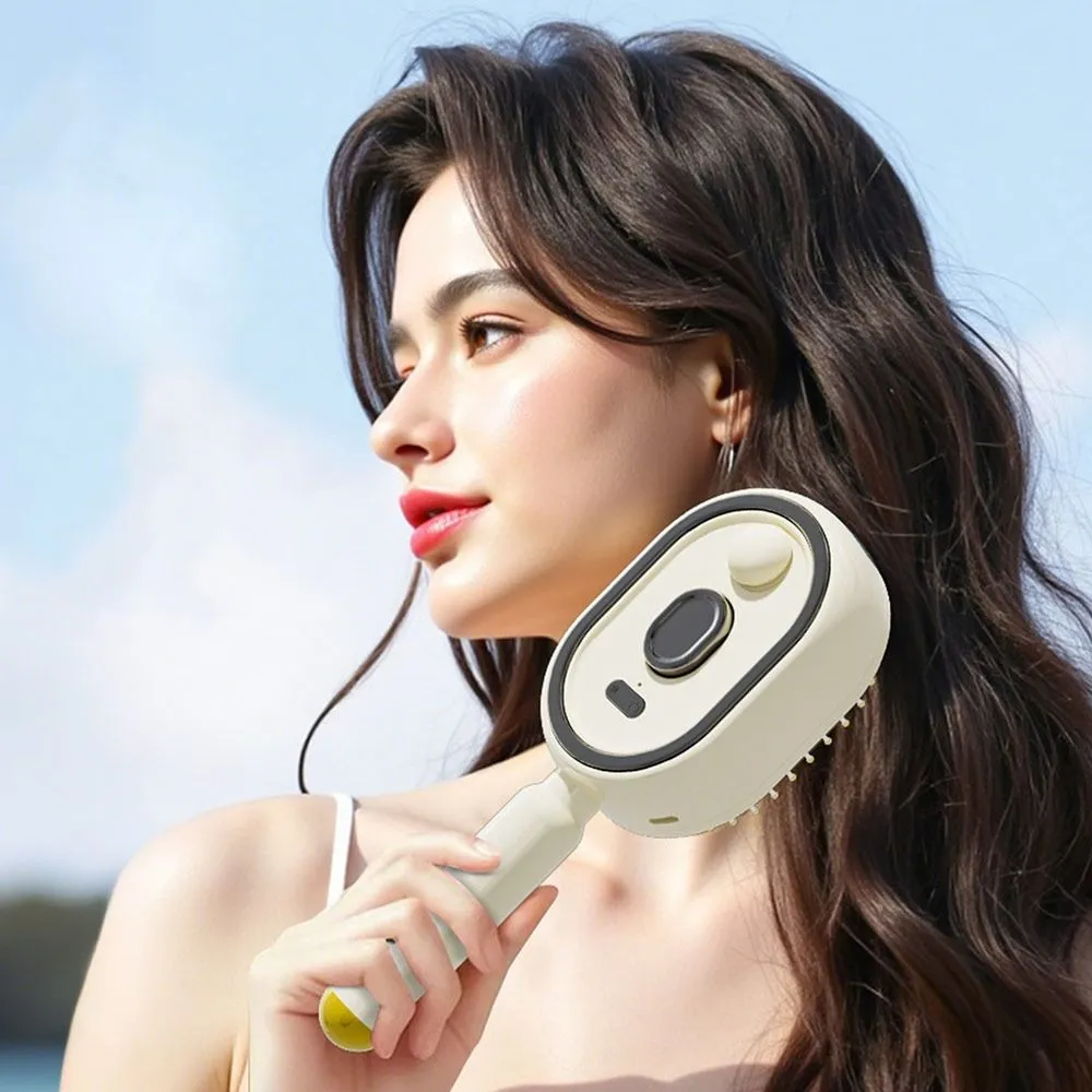 Hairbrush Spray Massage Comb Vibration Scalp Massage