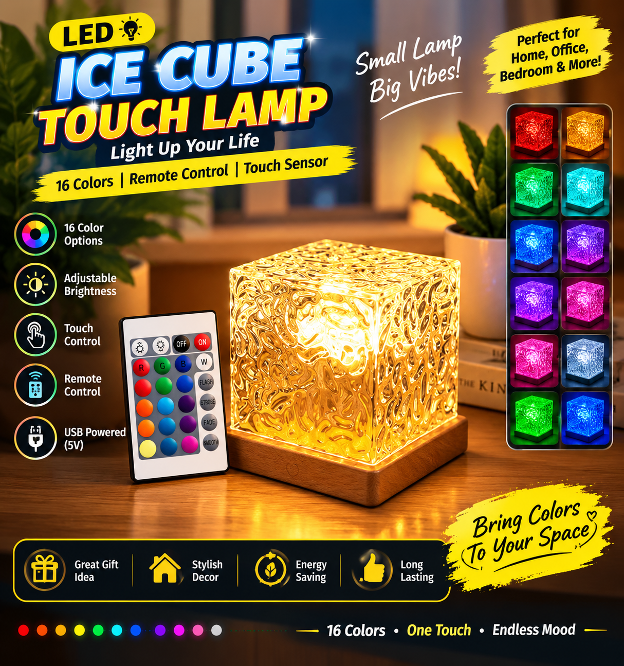 Remot Control Touch Lamp