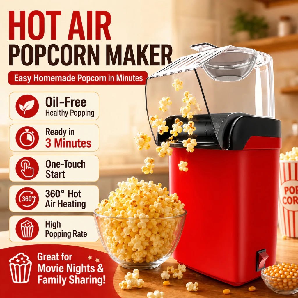 Electric Mini Popcorn Maker